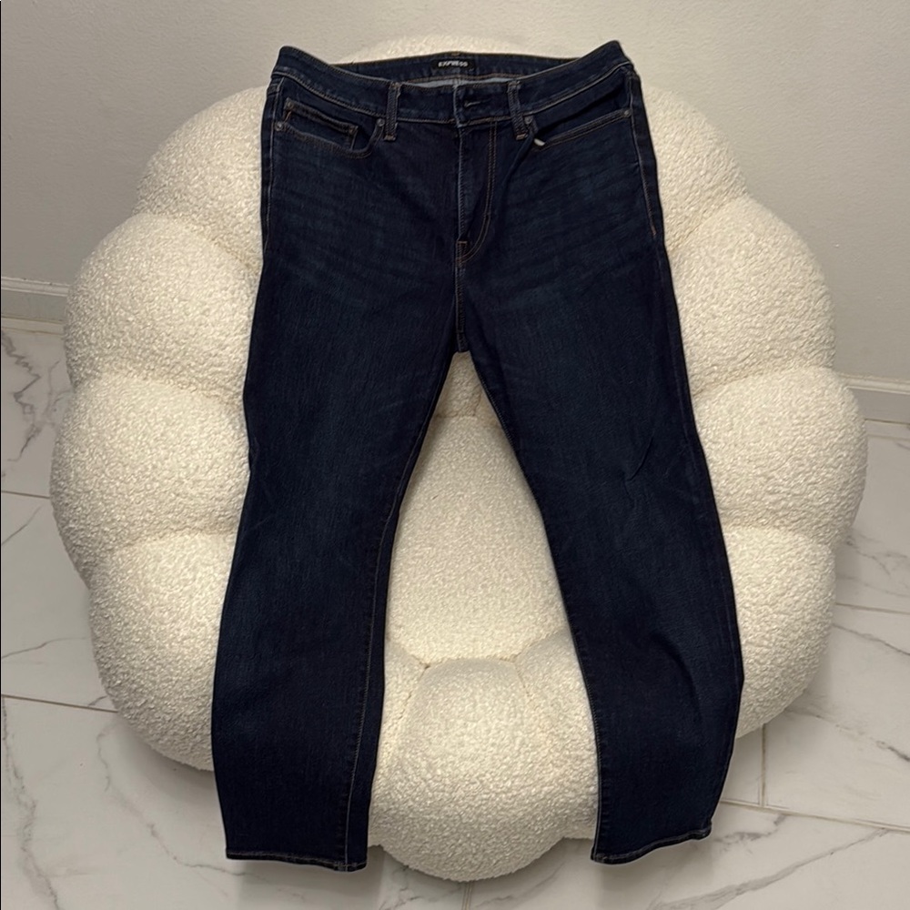 Dark Blue Denim Jeans